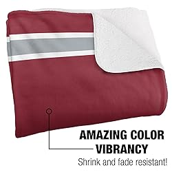 Texas Womans University Primary Logo Stripes Sherpa
