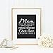 Mom Gift, Mom Quote Sign, Mom Chalkboard Print, Unique Gift for Mom and Mom Christmas Gift, Mom Wall Decor, Best Mom Gift, Mom Gift from Daughter, Mom Gift from Son -