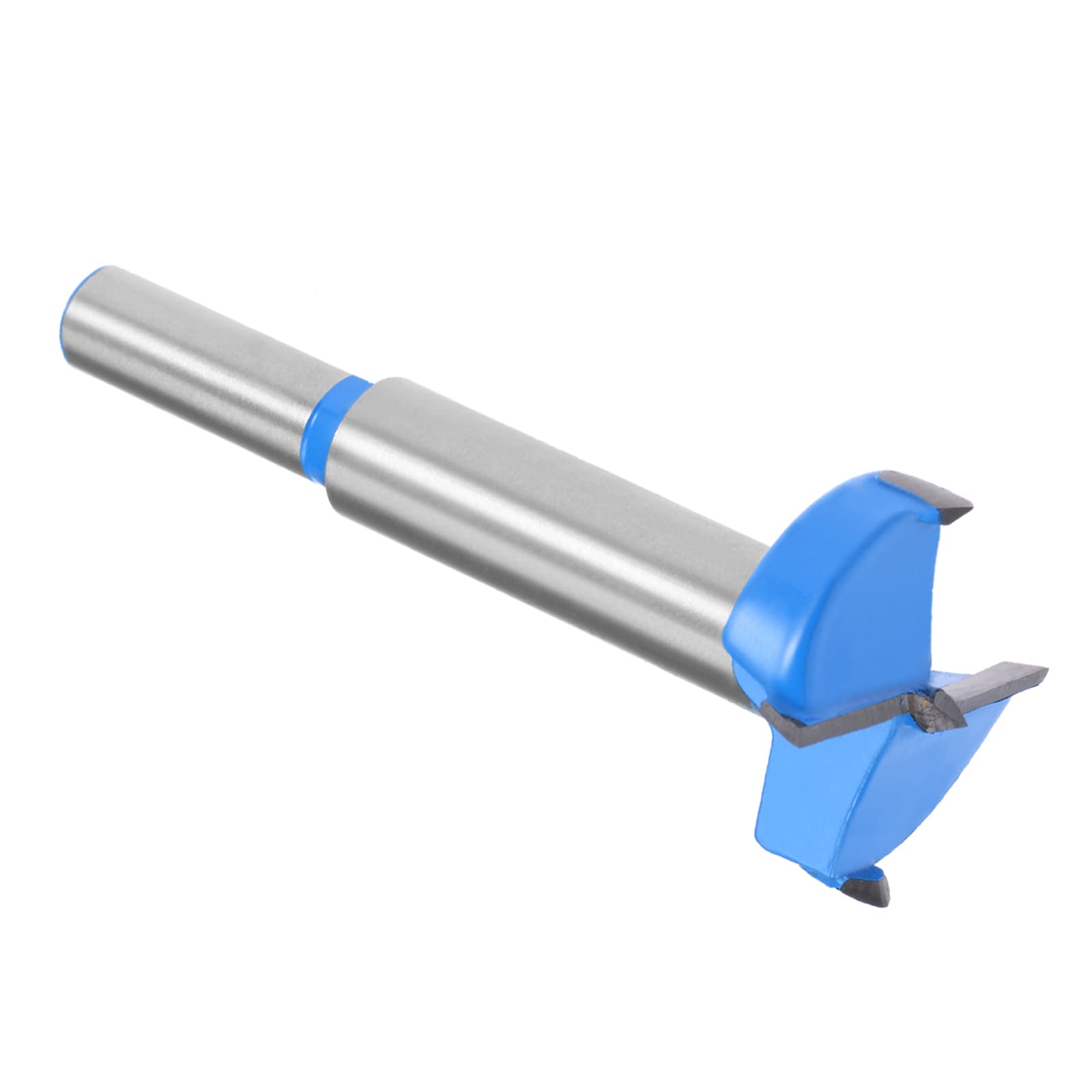 Kozelo Forstner Drill Bit - [28mm] Tungsten Carbide Auger Opener for Wood Furniture Hinge Woodworking Use, Round Shank, Dark Blue