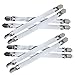 Leyaron Adjustable Heavy Duty Bed Sheet Cover Grippers Suspenders Holder Band Straps Clips Fasteners, Set of 8, White