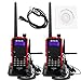 Retevis RT5 Dual Band Two Way Radio VHF/UHF Long Range Walkie Talkies 128 CH VOX FM 2-Way Radios (2 Pack)