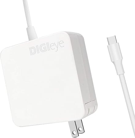 Amazon Com Usb C Power Adapter 61w Type C Ac Wall Charger For New Mac Book Pro 13 Inch 12 Inch Macbook Air Hp Dell Lenovo Xiaomi Air And Any Other Laptops Or Smart Phones Computers