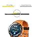 Orzero (3 Pack) Tempered Glass Screen Protector Compatible for Huawei Watch 2 2018, Watch 2, Watch 2 Sport, Watch 2 Classic (Not Fit for 1st Version) 2.5D Arc Edges 9 Hardness