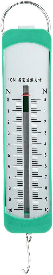 Oumefar 10N Spring Scale Dynamometer Force Meter Physics Teaching Instrument