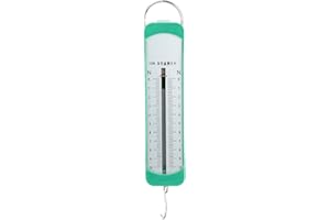 Spring Scale, 10N Newton Meter Push Pull Portable Force Meter, Pull Scale Spring Dynamometer for Physics Mechanical Experimen