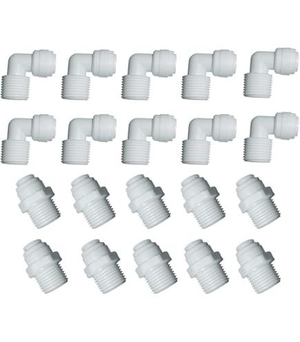 Aazon.co: ALIDA Quick Connector Feale Thread Adapter Elbow And Straight Cobination, 1/4