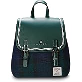 Islander Harris tweed The Mini Jura Backpack - Black Watch