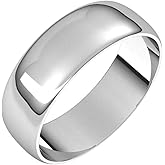 Sonia Jewels Solid 925 Sterling Silver 6mm Wedding Band Ring Thin Classic Plain Traditional - Size 5