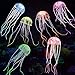 Glowing Jellyfish, 6pcs Aquarium Glowing Jellyfish Decoration Aquarium Ornament Decorations for Fish Tank Decorations