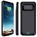 Galaxy S8 Plus Battery Case, Stoon 5500mAh Portable Charger Case Rechargeable Extended Battery Pack Protective Backup Charging Case Cover for Samsung Galaxy S8 Plus(6.2 Inch) (Black)