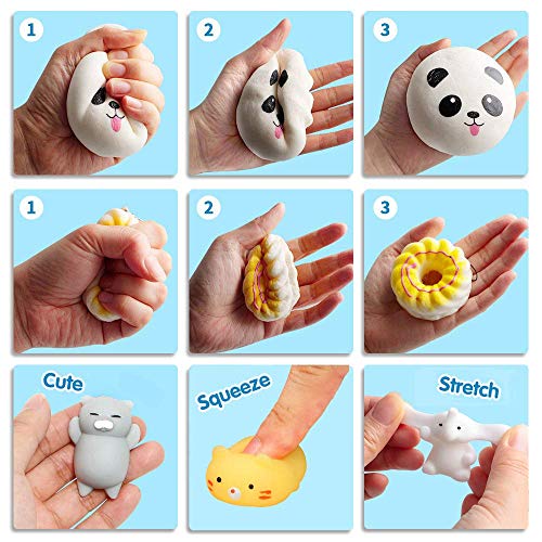 4 MOMOTOYS+Squishies+Squeeze+Unicorn+Novelty