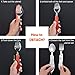 HIKENTURE (TM 4-in-1 Camping Utensil Stainless Steel Fork Knife Spoon Bottle Opener Set with Storage Case