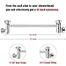 HOMEIDEAS 10 INCH Adjustable Showerhead Height Extension Shower Arm Extension, Shower Height Extender, Solid Brass Chrome Finished