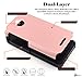 Alcatel Ideal Case, Alcatel Ideal 4G LTE/Pixi Avion 4G LTE/Pixi Bond/Dawn/Streak Case, NageBee Design Premium [Heavy Duty] Defender [Dual Layer] Protector Hybrid Case - Rose Gold
