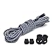   No Tie Shoelaces, UNIKOS Elastic Shoe Laces for Kids and Adults for Sneaker Marathon Running Working Shoe Hiking Boots