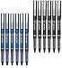 Pilot Precise V5 Stick Rolling Ball Pens, Extra Fine Point, 6 Black, 6 Blue (Dozen Combo Pack)