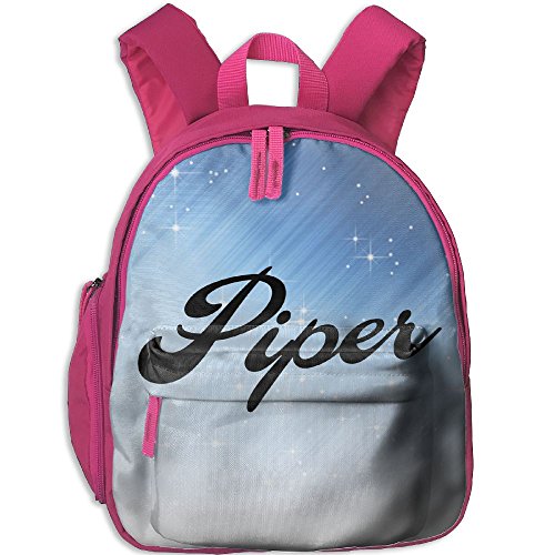 Small School Backpack Printed With Piper For Kindergarten Unisex Kids Pink