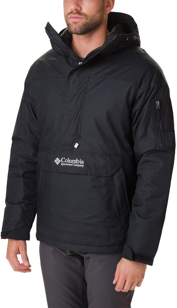 columbia challenger pullover jacket black