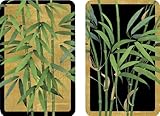 Entertaining with Caspari Double Deck of Bridge Playing Cards, Bamboo Trees