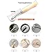 Angelakerry 1set (7pcs) Leather Carft Hand Basic Hand Stitching Sewing Tool Set Kit Thread Awl Waxed Thimble