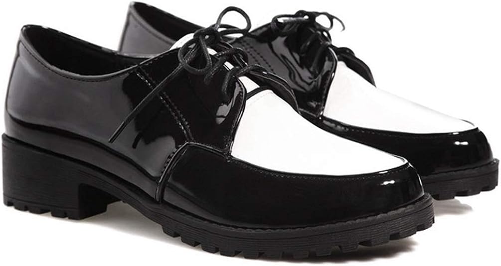 MISTU Women�s Two Tone Flat Saddle Oxford