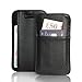 Vaultskin Windsor Premium Wallet Case for iPhone 6 & 6s (4.7) Sleeve Wallet - Holds up to 8 Cards/Genuine Leather (Black)