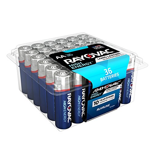 Rayovac AA Batteries, Alkaline Double A Batteries (36 Battery Count)
