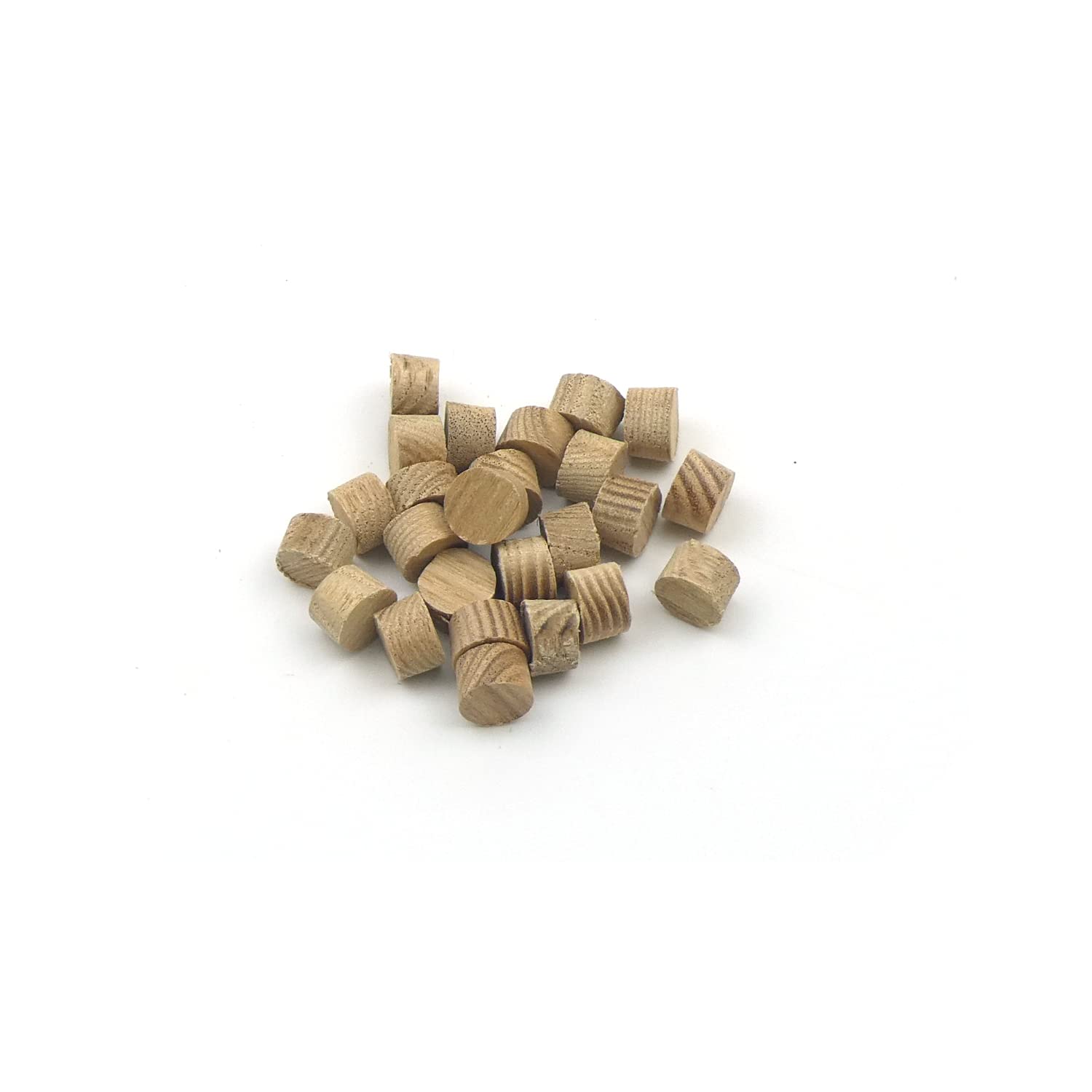 10mm Ash Flat Head Cross Grain Plug - Pack of 25