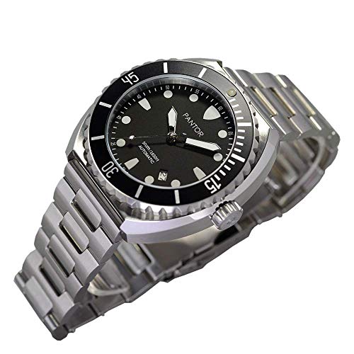 Pantor Sea Turtle 500m Dive Watch,45mm Automatic Diver Watches for Men