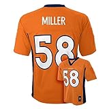 Von Miller Denver Broncos NFL Toddler Orange Home Mid-Tier Jersey