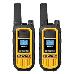 DEWALT FRS Walkie Talkies Long Range 2 Way Radio, 2