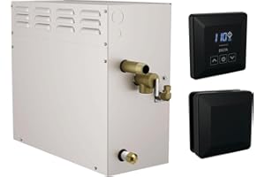 Delta Faucet SimpleSteam 15kW Steam System Kit Matte Black, Includes 15kW Steam System Generator, Square Digital System Contr
