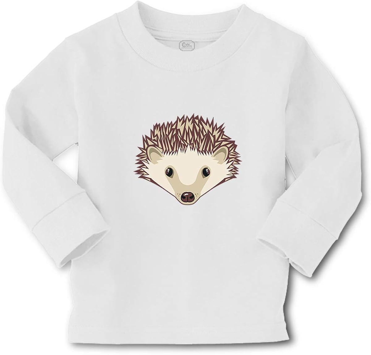 Kids Long Sleeve T Shirt Hedgehog Head Cotton Boy & Girl Clothes Clothing