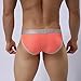 Sikye Male Underwear Men's ComfortSoft Briefs Sexy Low-waist Underpants (M, Orange)