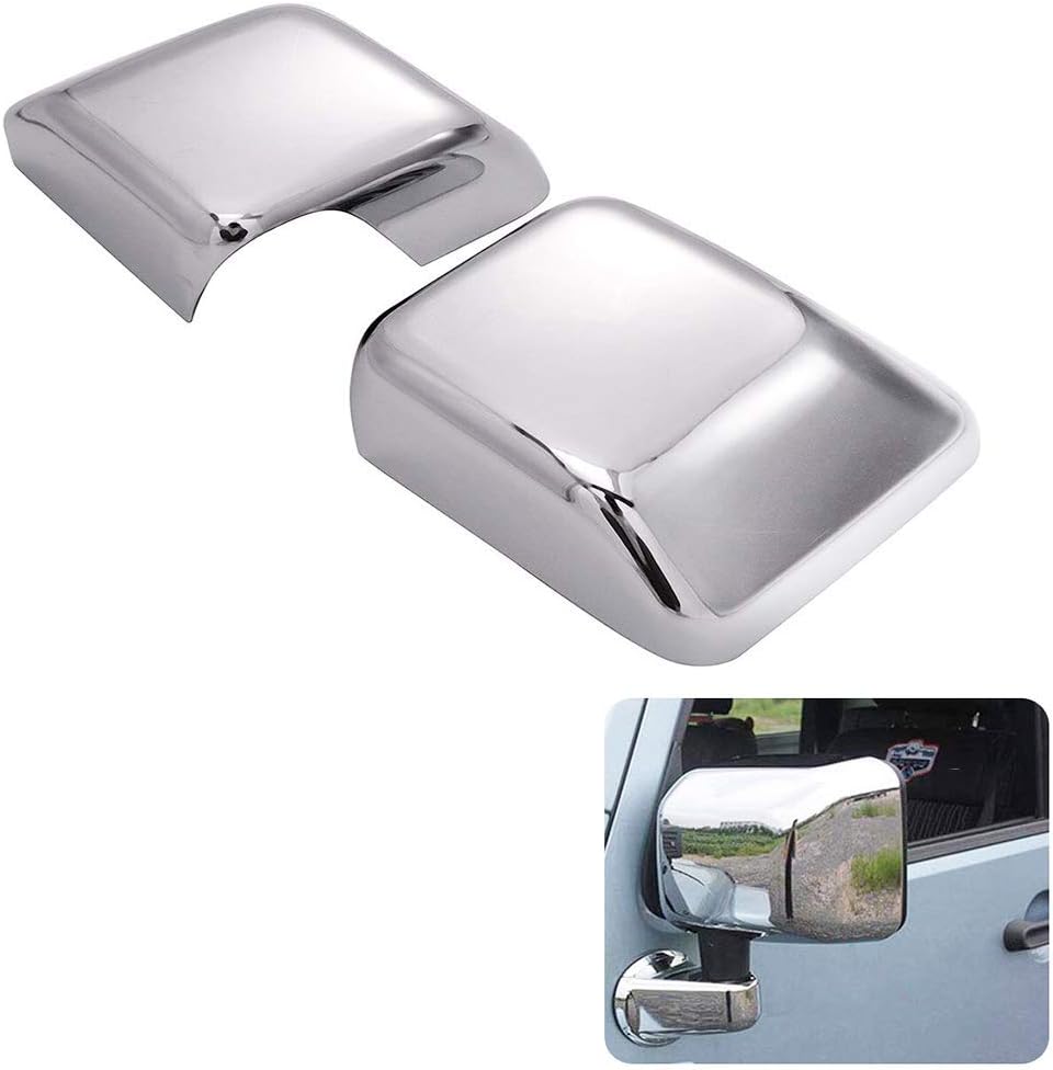 Exterior Chrome Side Mirrors Cover for 20182020 Jeep
