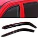 for 1994-2001 Dodge Ram 1500 Models, for 1994-2002 Dodge Ram 2500/3500 Models - (in-Channel Type) Sun/RAIN/Wind Guard Smoke Vent Shade Deflector Window Visor (2PCs)