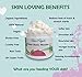 Fair Trade Shea Body Mousse (HONEY ALMOND) All Natural Body Cream | Age Defying | Made with Organic Ingredients | Highest Quality Shea Butter | Super Fruits | Cocoa Butter | Apricot Kernal Oil