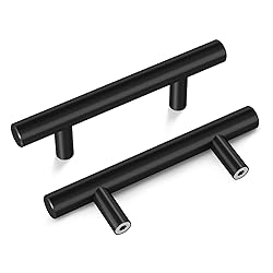 goldenwarm 25 Pack Black Cabinet Pulls Black