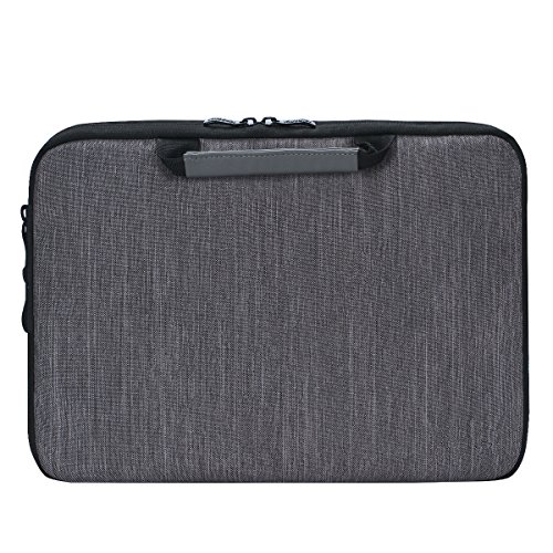 iCozzier 13-13.3 Inch Handle Electronic accessories Strap Laptop Sleeve Case Bag Protective Bag for 13" Macbook Air/Macbook Pro / Pro Retina Sleeve - Dark Gray
