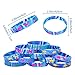 36 Pieces Dinosaur Silicone Wristbands Multicolor Dinosaur Bracelets Jurassic Style Silicone Bracelets for Dinosaur Party Supplies