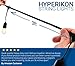Hyperikon LED Outdoor Commercial String Lights, 48ft with 15 Hanging Sockets, 2W LED S14 LED Bulbs Included - Weatherproof Vintage Edison String Lights for Patio, Backyard, Party Wedding Decoration