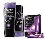 L'Oreal Volume Filler Thickening Shampoo and Conditioner 12.6 fl oz each and Volume Filler Fiber Amplifying Concentrate 0.5 fl oz