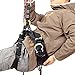 kissloves Full Body Safety Harness Outdoor Climbing Harness Half Body Harness Safe Seat Belt for Mountaineering Outward Band Expanding Training Rock Climbing Rappelling Equip (Half-Body Black)