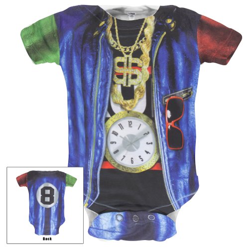 Faux Real - Old School Rapper Costume Baby One Piece
