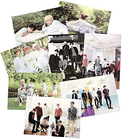 CCUT 8 Sheets BTS Poster Set BTS Bangtan Boys Poster, Jungkook/Jimin/V/Suga/Jin/J-Hope/Rap Monster Fanart Wall Decoration Wall Sticker Wall Decal Collection (Poster D)