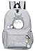 Student Preppy Style School Bag Cartoon My Neighbor Totoro Backpack Rucksack size One Size (Gray)