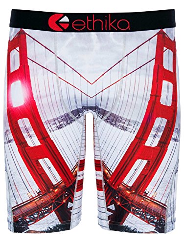 Ethika Men's Golden Gate Red/White Large