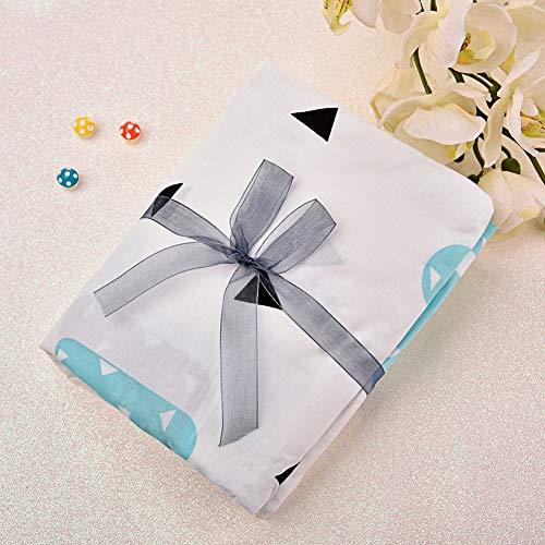 Lannmart Bedding Sheets Supplies Cotton Jersey Knit Crib Fitted Sheet Bed Cover Urinal Pad Waterproof Sheet Changing Mat - Thumbnail 3