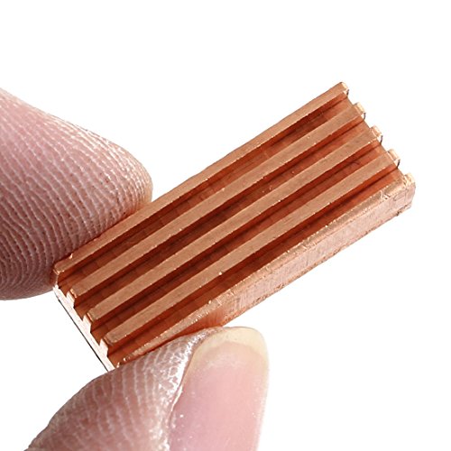 uxcell PC Computer MC-200 Memory Copper Heat Sink for DDR DDR2 DDR3 RAM