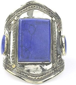 Lapis Temple Cuff Bracelet, Afghani Arm Band, Vintage bracelet, Middle Eastern, Festival, Tribal, Ethnic, BOHO, Gypsy, Gemstone Jewelry